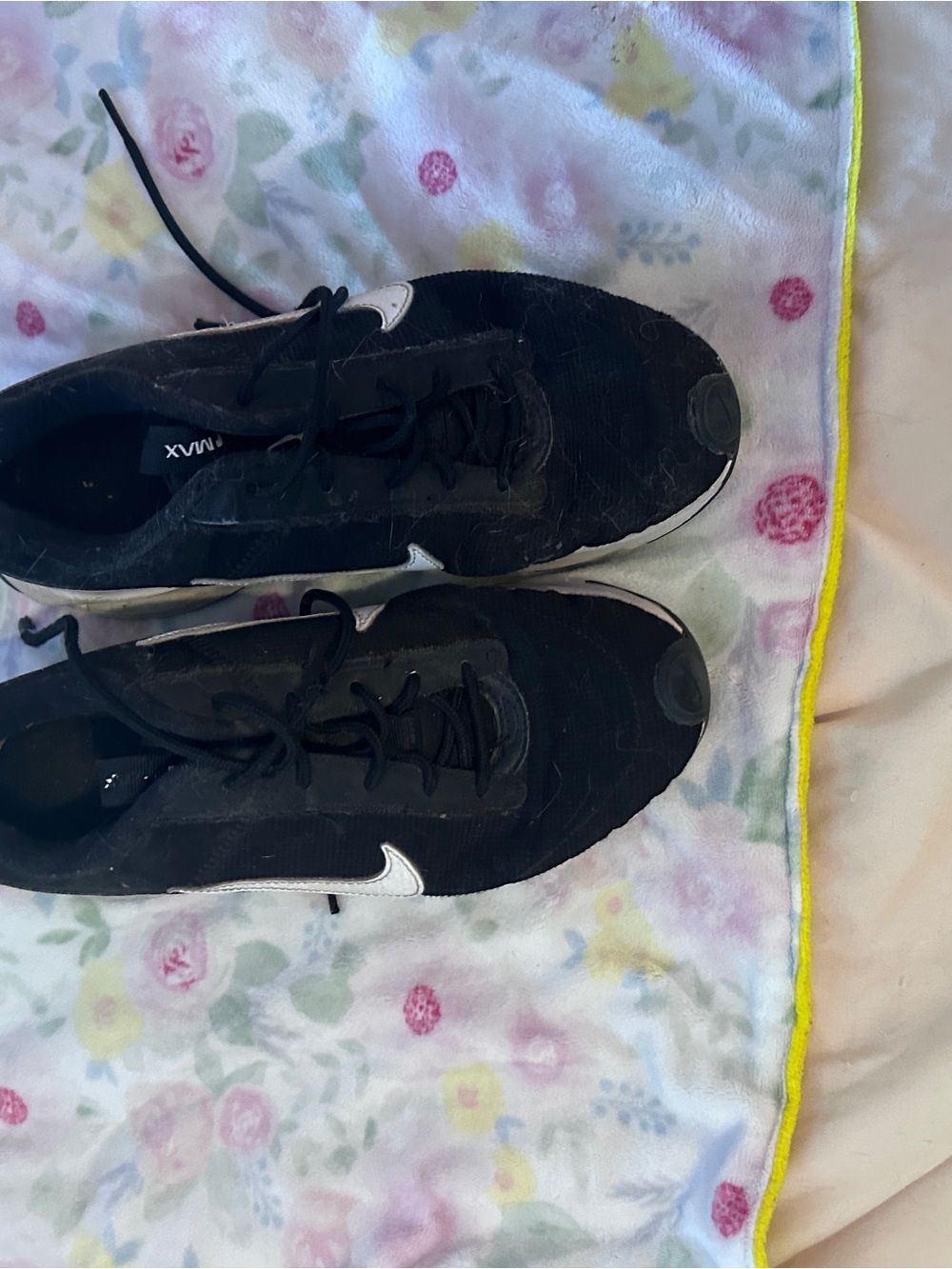 Nike Black Sneakers with White Swoosh